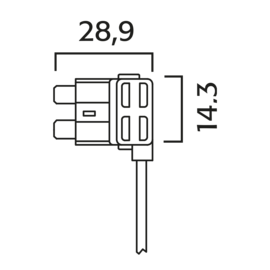 630601 - Circuit+ Fuse holder